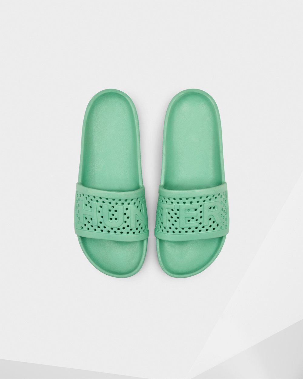 Chinelos Hunter Feminina Verdes - Original Lightweight Moulded - 09XJNLHKW